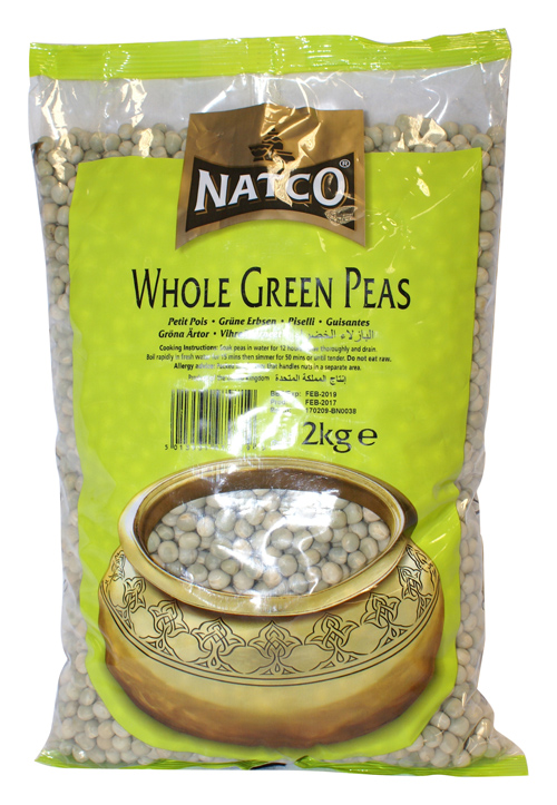 Natco Whole Green Peas 2kg