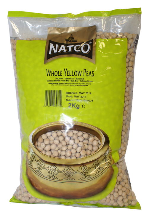 Natco Whole Yellow Peas 2kg